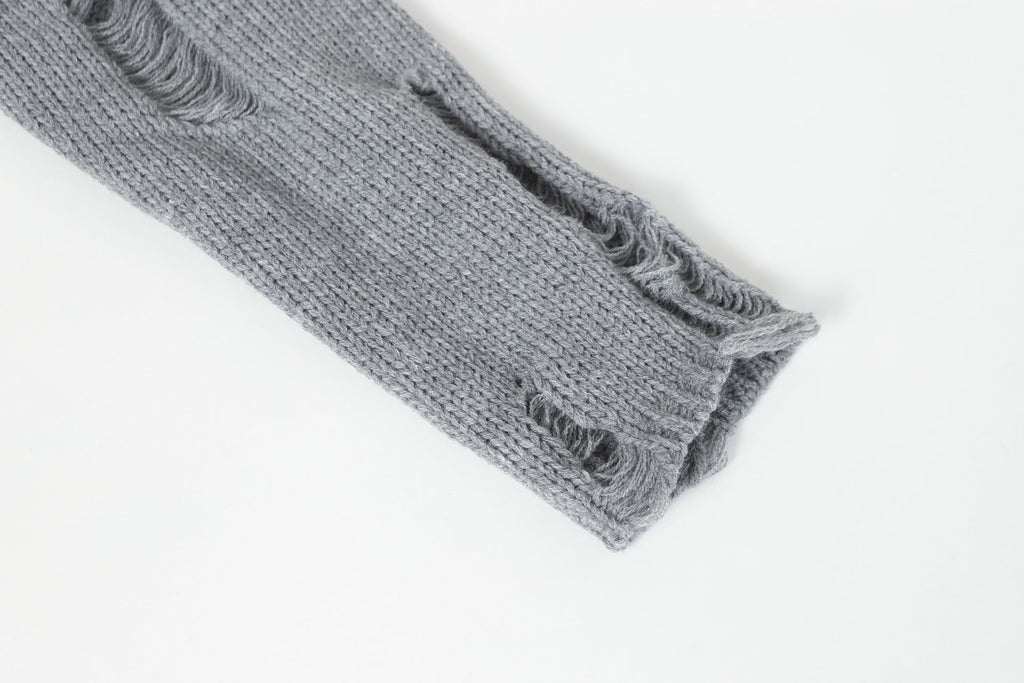 Chrome Hearts Distressed Knitted Sweater