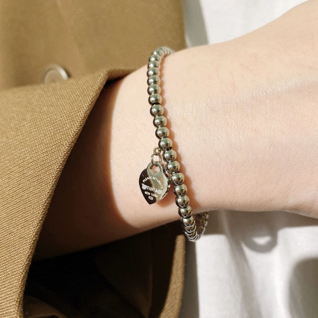 Return To Tiffany Heart Charm Bracelet