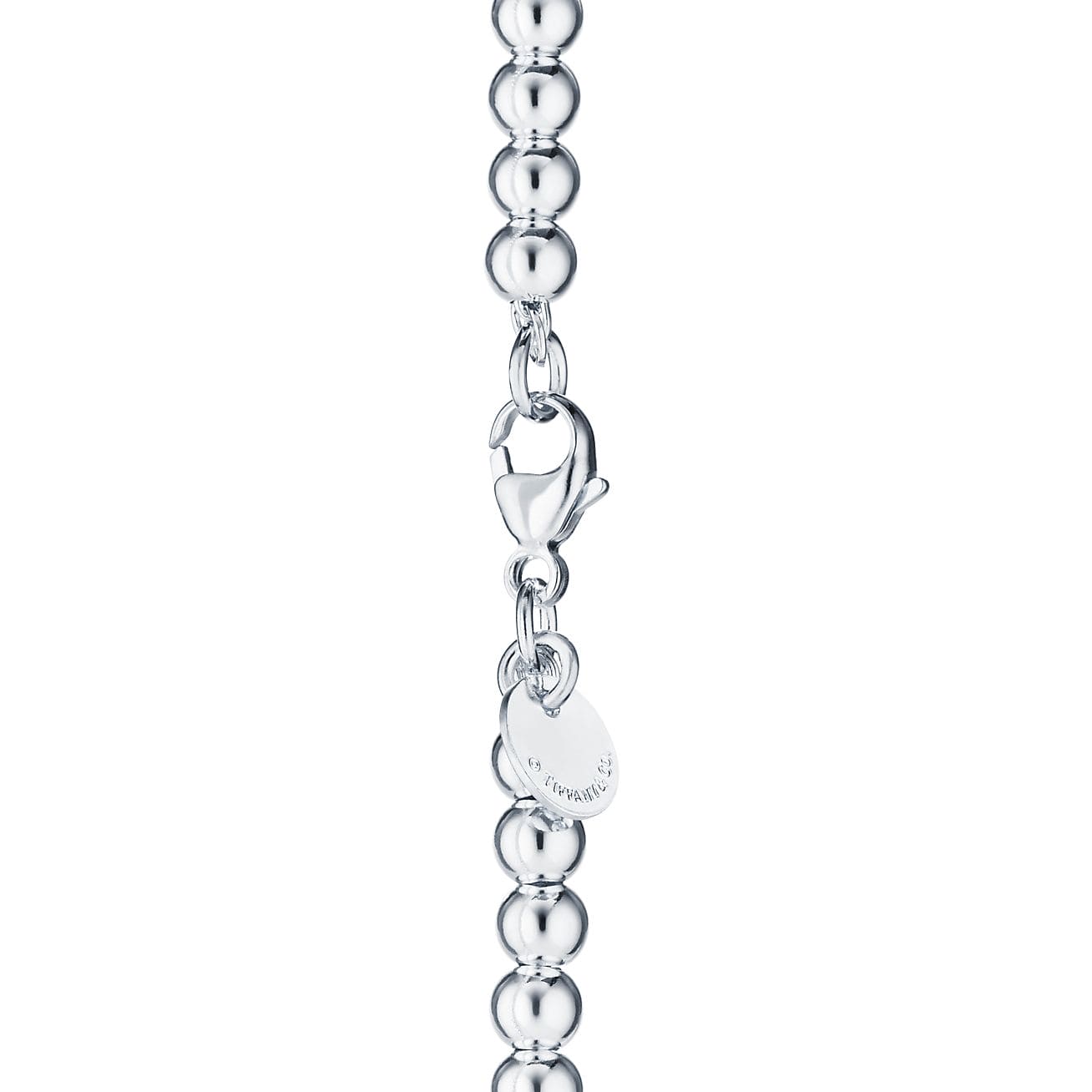 Return To Tiffany Pink Heart Tag Bead Bracelet