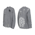 Chrome Hearts Distressed Knitted Sweater