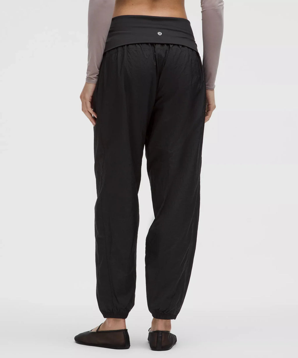 Lightweight Foldover-Waist Jogger