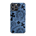 Chrome Heart  Leather iPhone Case