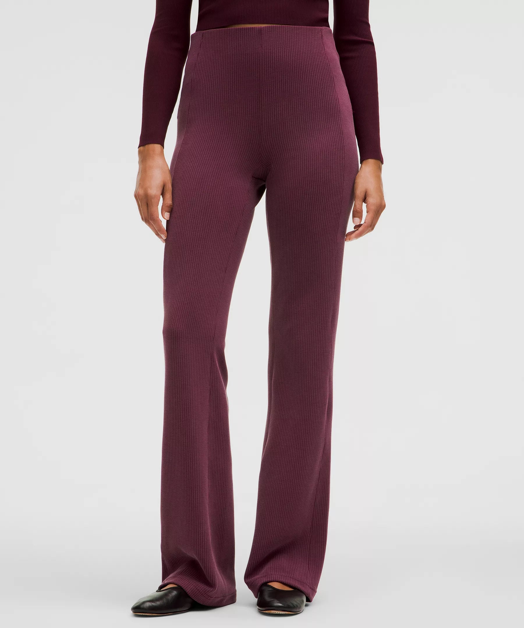 Ribbed Softstreme Flared Pant