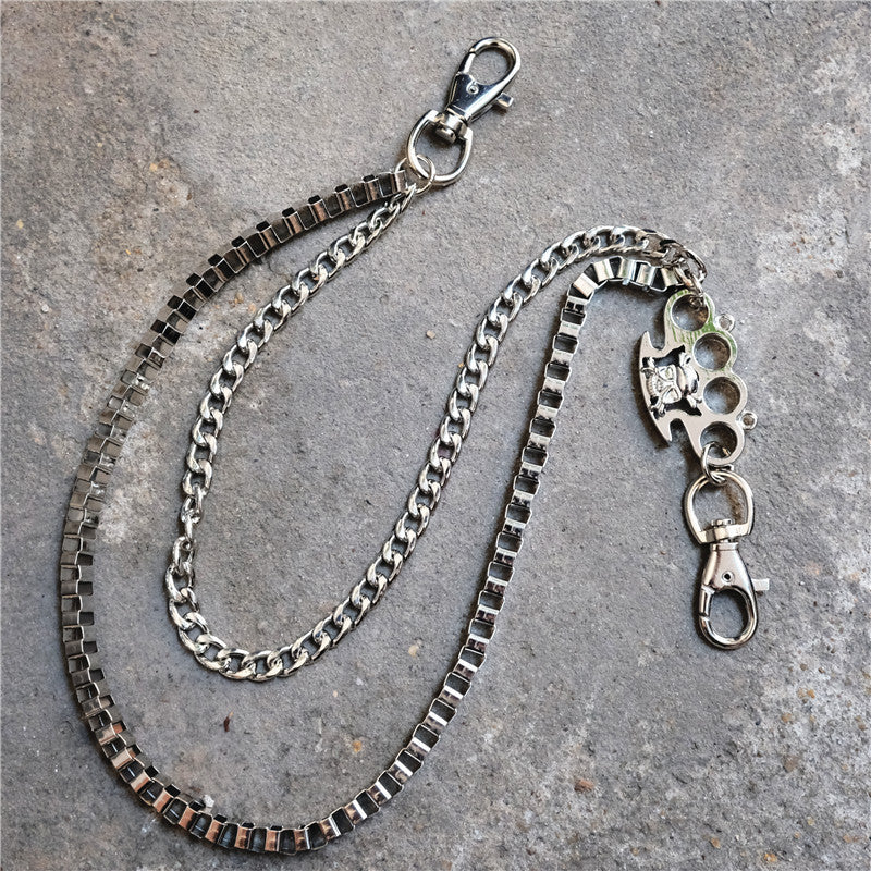 Chrome Hearts Simple retro men's thin hip-hop disco metal trouser chain