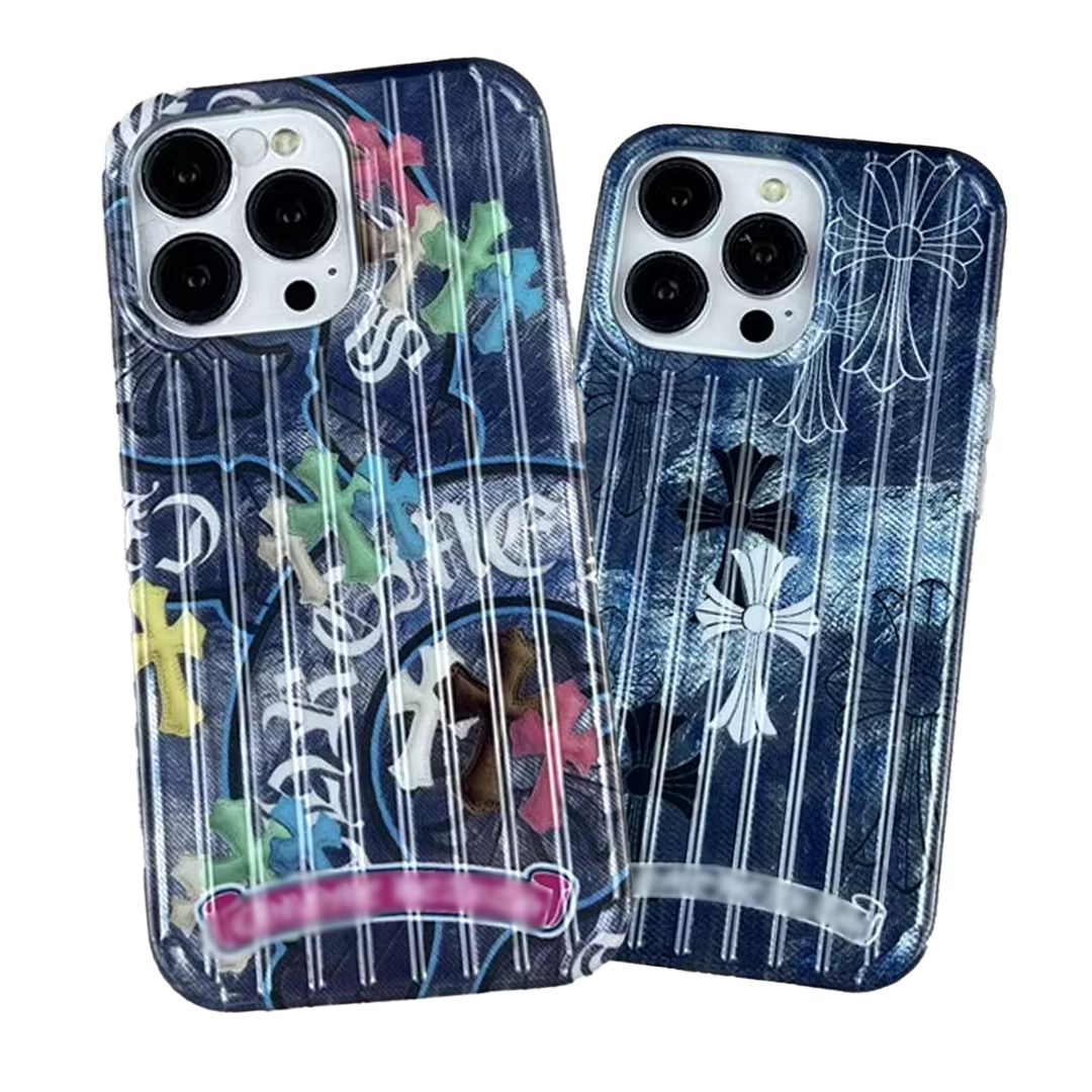 Chrome Hearts Trendy Graphic iPhone Case