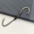 Chrome Hearts multi-layered retro cross flower curved bracelet