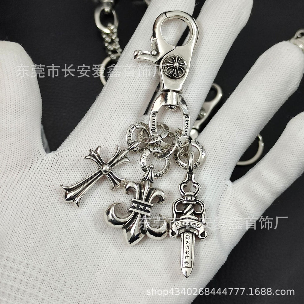 Chrome Hearts Lobster Head Buckle Keychain