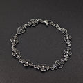 Chrome Hearts cross Silver Daisy retro bracelet