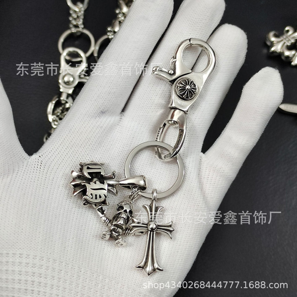 Chrome Hearts Lobster Head Buckle Keychain