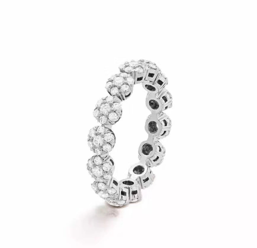 Van Cleef & Arpels Fleurette Floral Eternity Ring