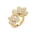 Van Cleef & Arpels Floral Between The Finger Ring