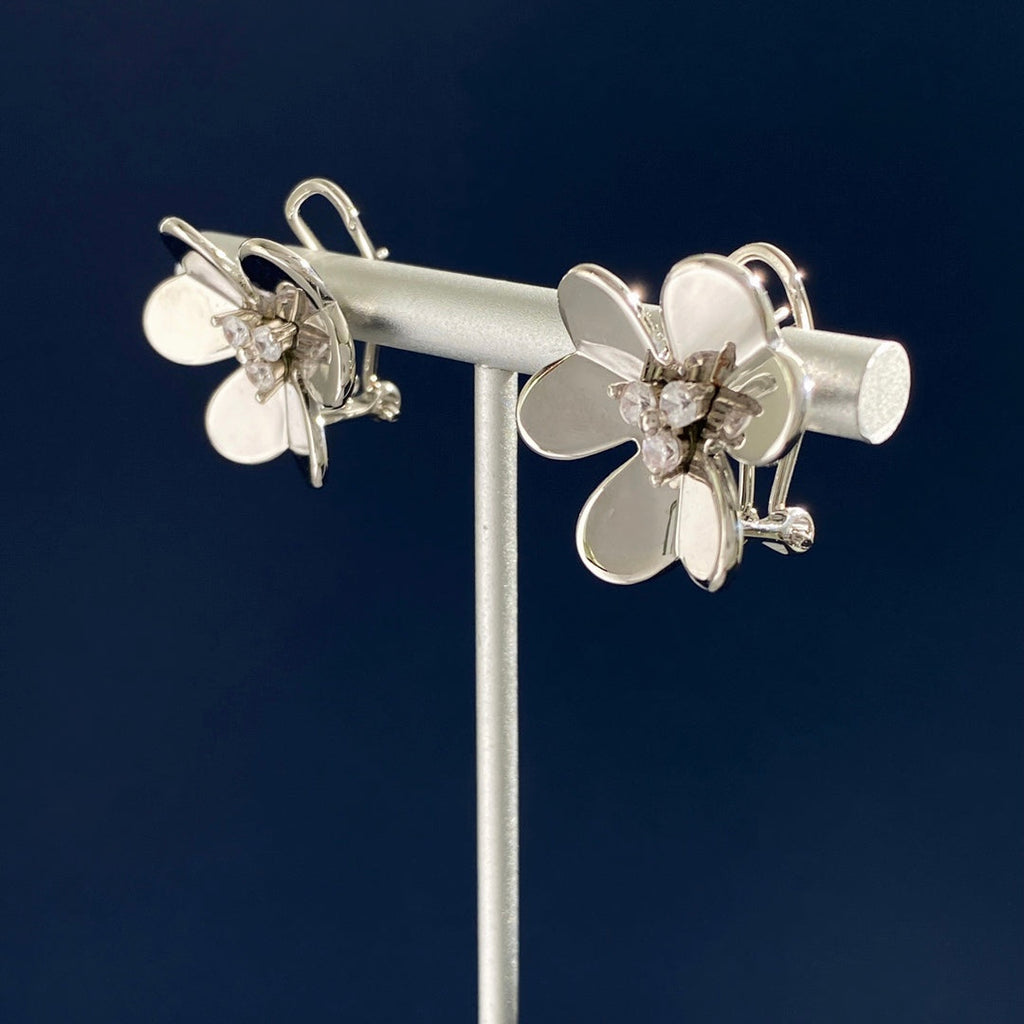 Van Cleef & Arpels Frivole Large Flower Earrings