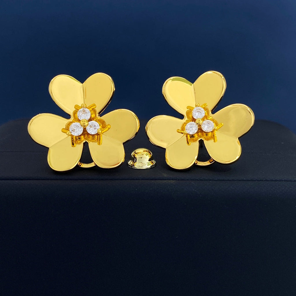 Van Cleef & Arpels Frivole Large Flower Earrings