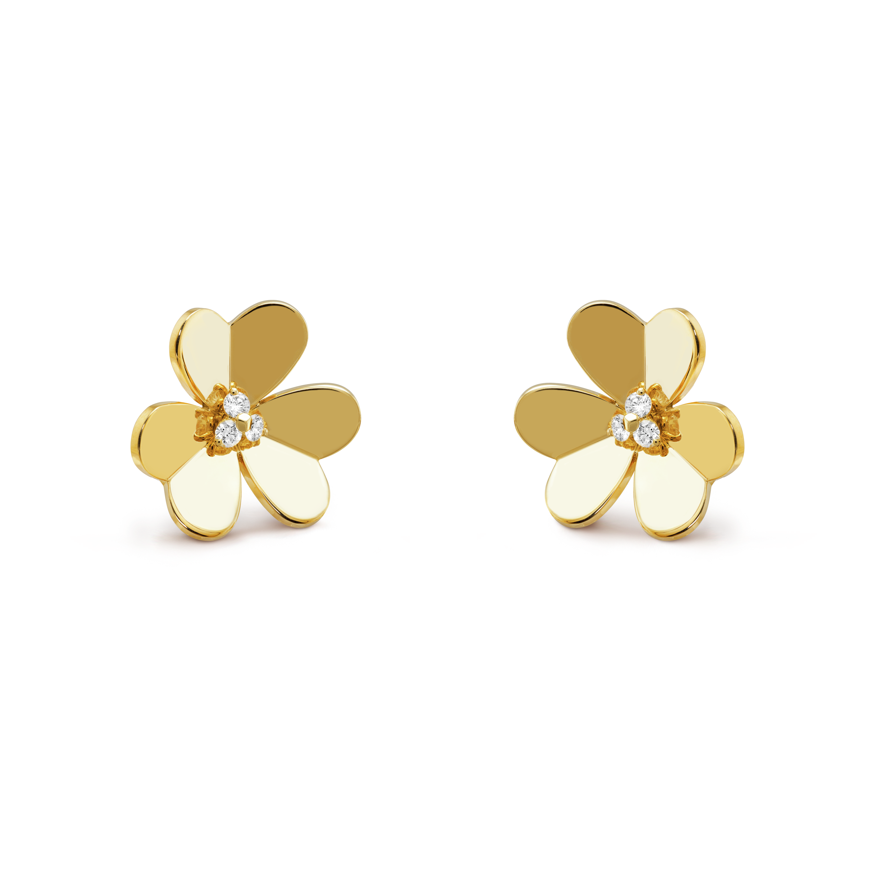 Van Cleef & Arpels Frivole Large Flower Earrings
