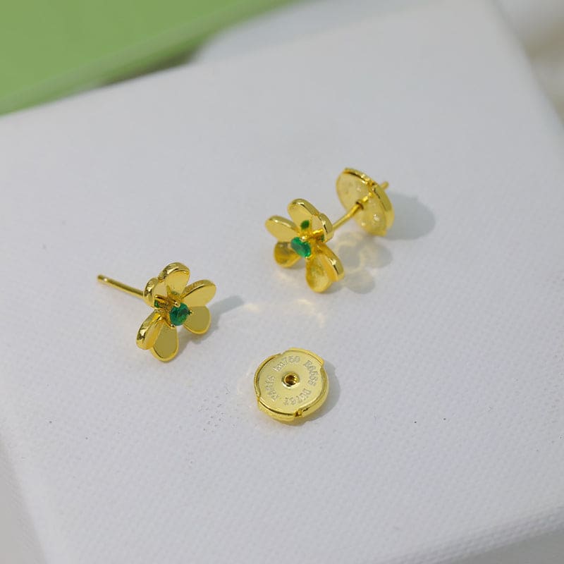 Van Cleef & Arpels Frivole Mini Flower Earrings