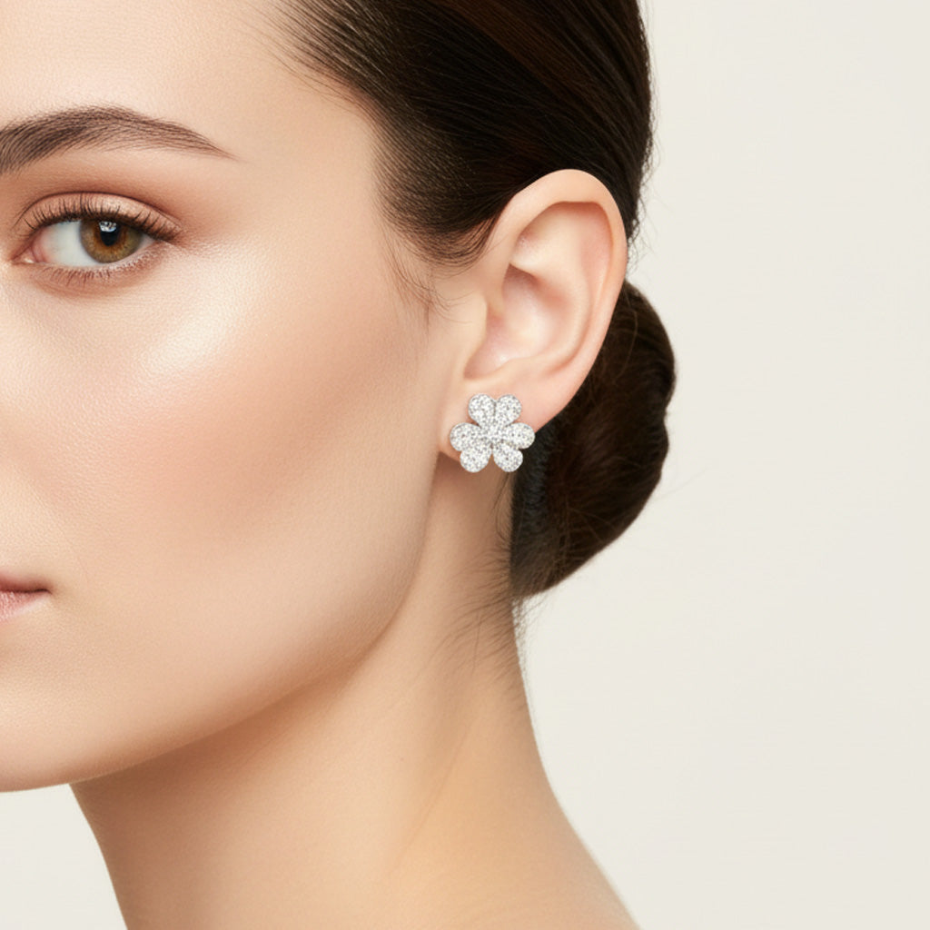 Van Cleef & Arpels Frivole Small Flower Earrings