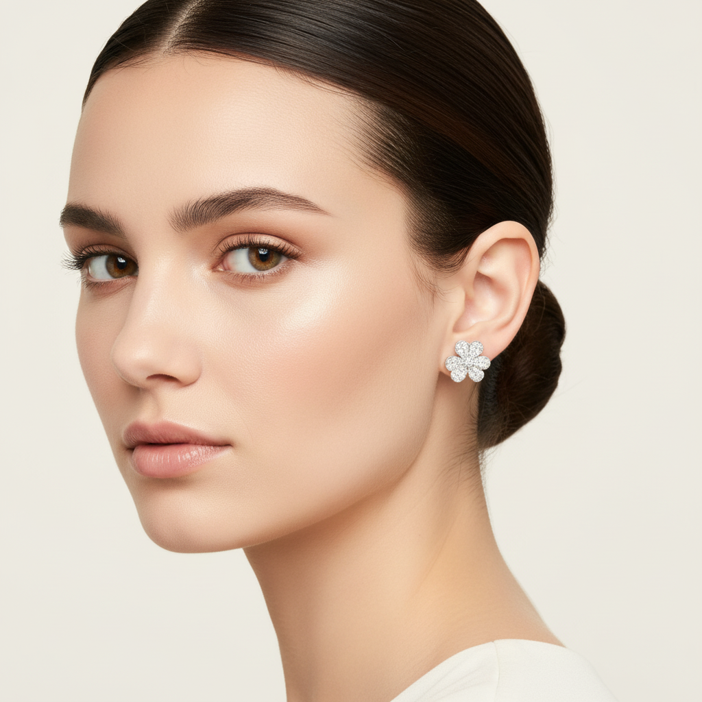 Van Cleef & Arpels Frivole Small Flower Earrings