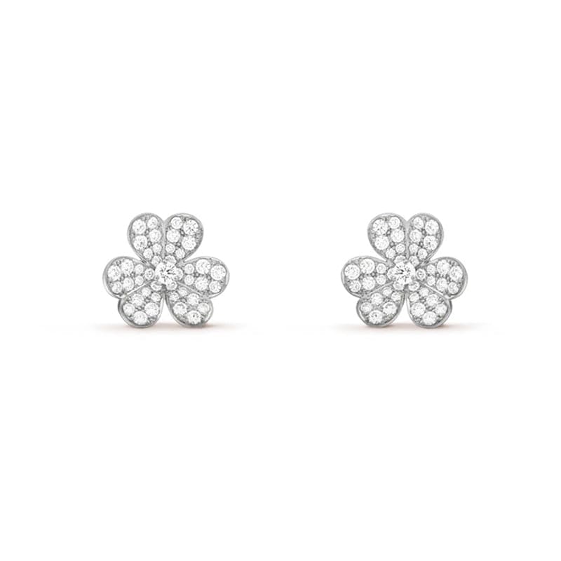 Van Cleef & Arpels Frivole Small Flower Earrings