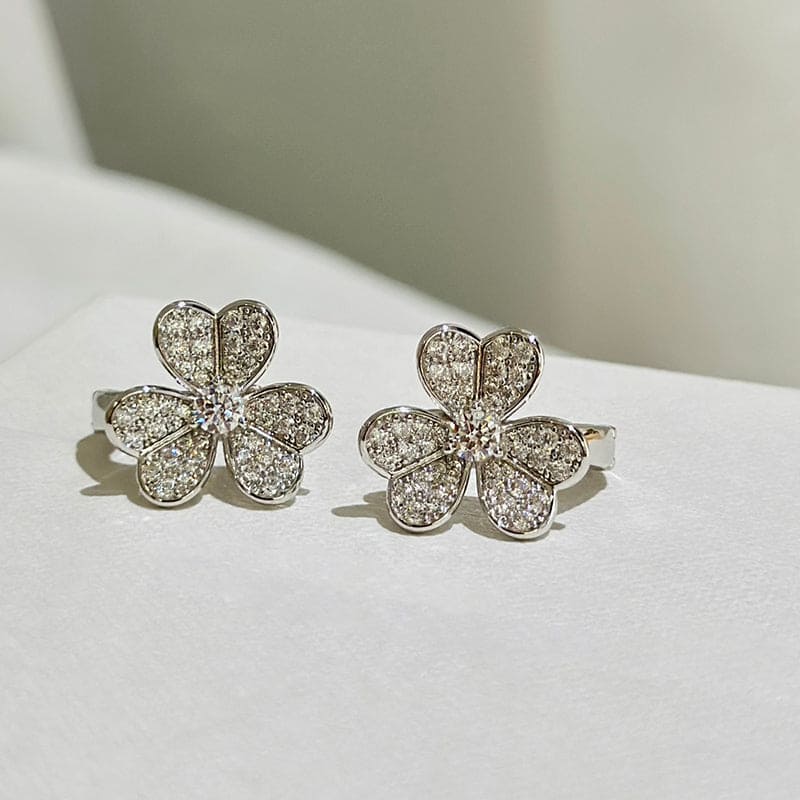 Van Cleef & Arpels Frivole Small Flower Earrings