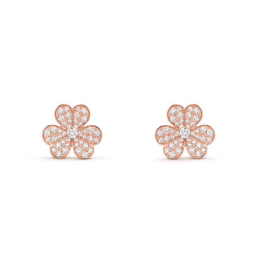 Van Cleef & Arpels Frivole Small Flower Earrings