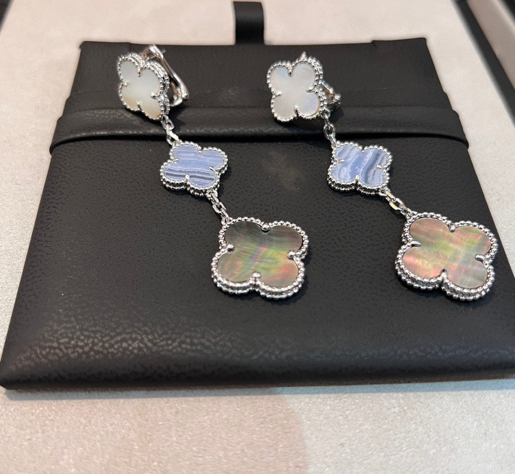 Van Cleef & Arpels Magic Alhambra Three Motifs Earrings