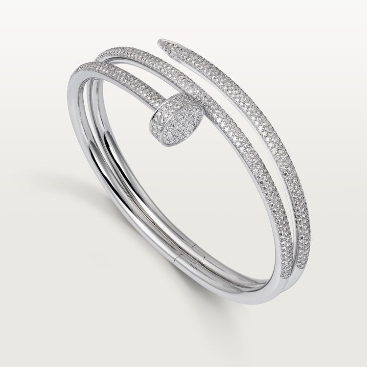 Cartier Juste Un Clou Pavé Bangle Bracelet