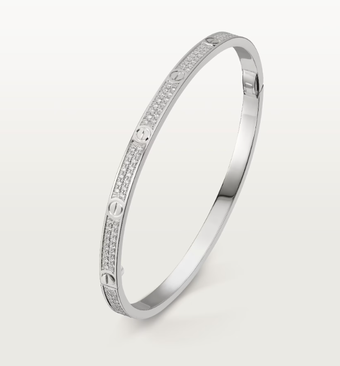 Cartier Small Paved Diamonds Love Bracelet Radiant Elegance
