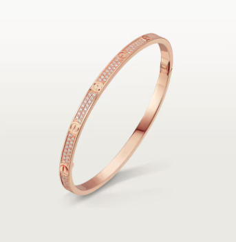 Cartier Small Paved Diamonds Love Bracelet Radiant Elegance
