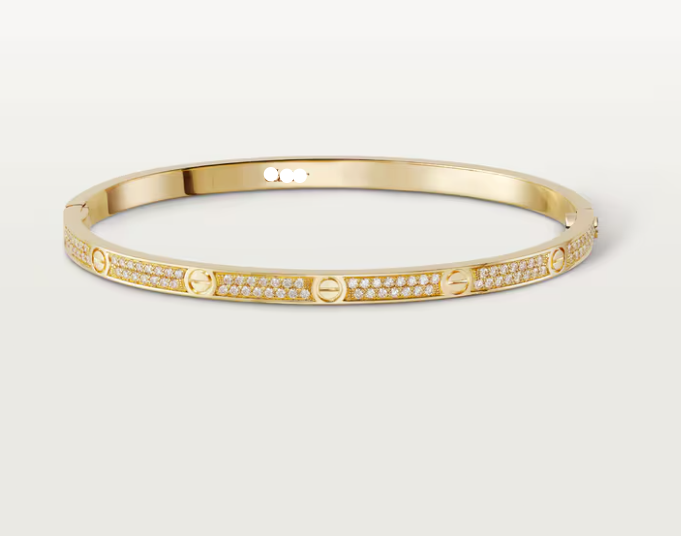 Cartier Small Paved Diamonds Love Bracelet Radiant Elegance