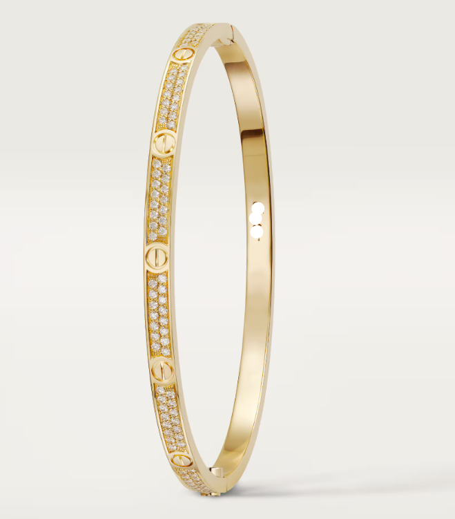 Cartier Small Paved Diamonds Love Bracelet Radiant Elegance