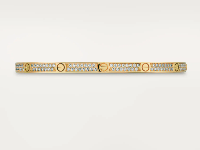 Cartier Small Paved Diamonds Love Bracelet Radiant Elegance