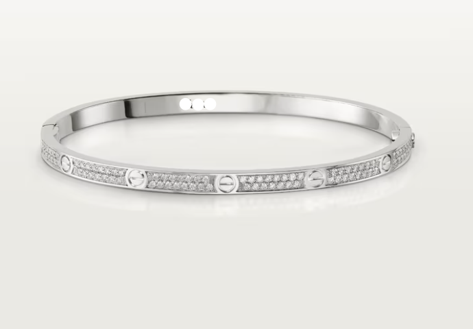 Cartier Small Paved Diamonds Love Bracelet Radiant Elegance