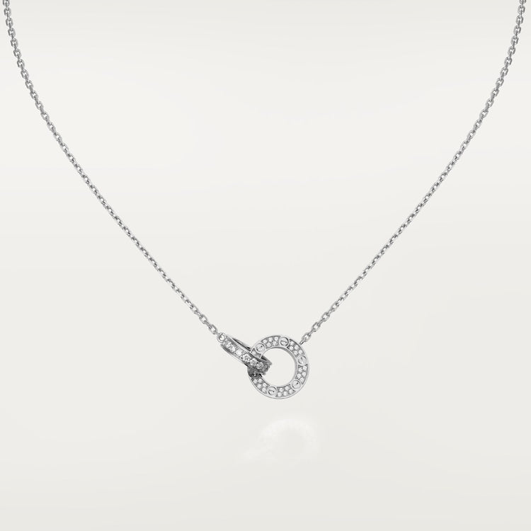 Cartier Love Pavé Necklace