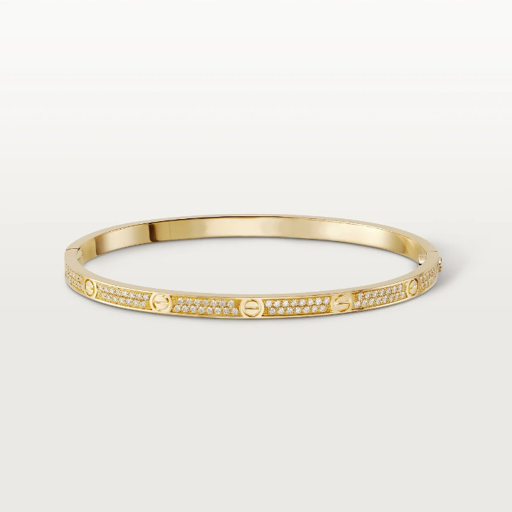 Cartier Small Love Diamonds Paved Bracelet