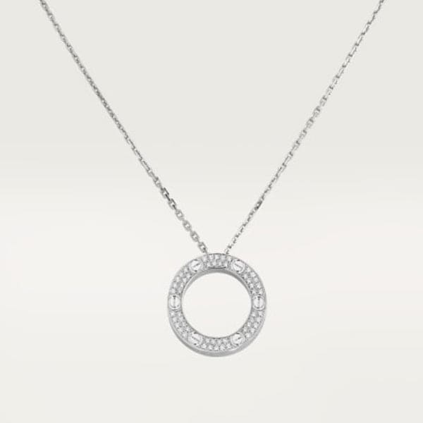 Cartier Love Paved Necklace