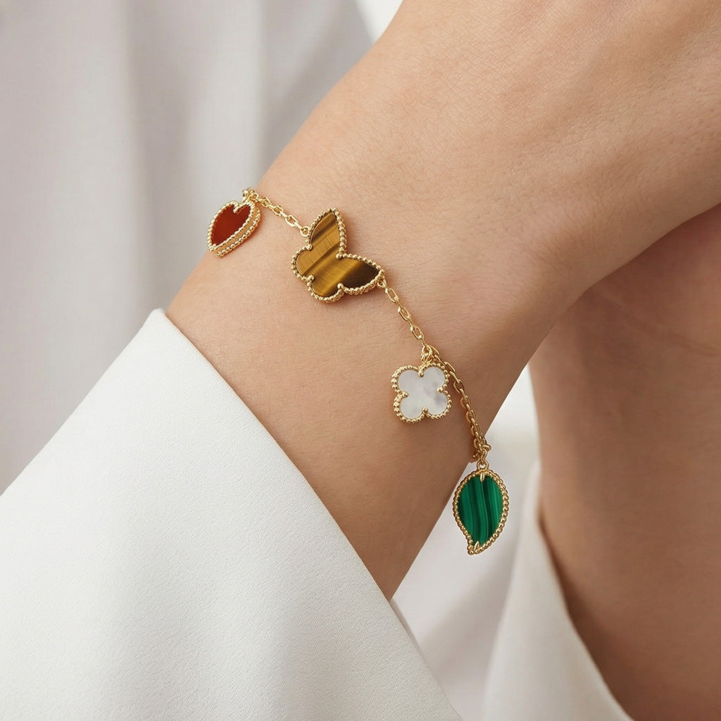 Van Cleef & Arpels Lucky Alhambra Four Motifs Clover Bracelet
