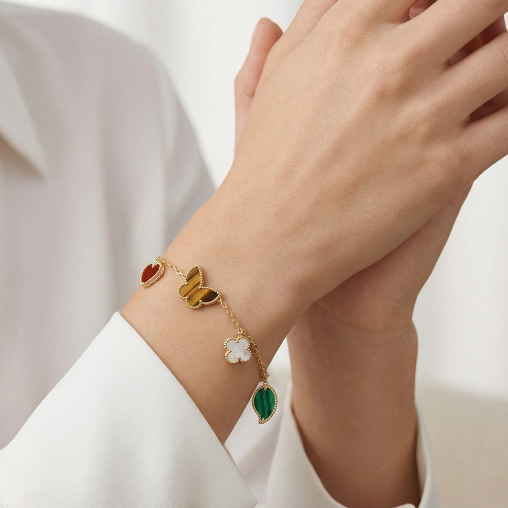 Van Cleef & Arpels Lucky Alhambra Four Motifs Clover Bracelet