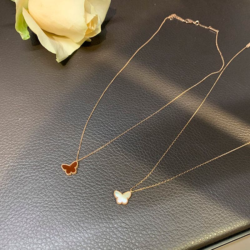 Van Cleef & Arpels Magic Alhambra Sweet Butterfly Necklace