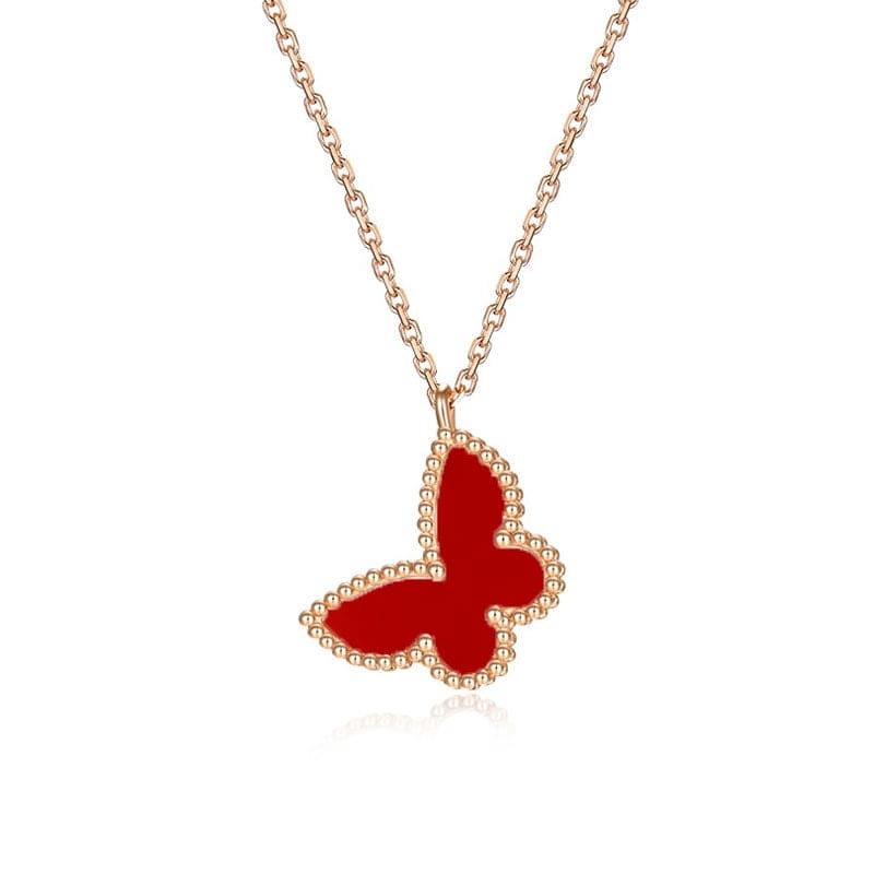 Van Cleef & Arpels Magic Alhambra Sweet Butterfly Necklace