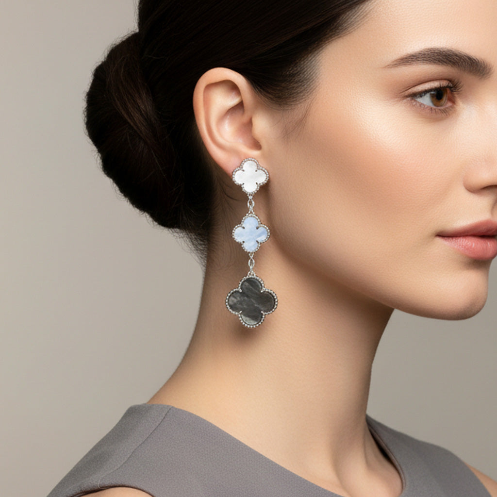 Van Cleef & Arpels Magic Alhambra Three Motifs Earrings