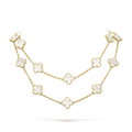 Van Cleef & Arpels Pearl Vintage Alhambra 20 Motifs Necklace