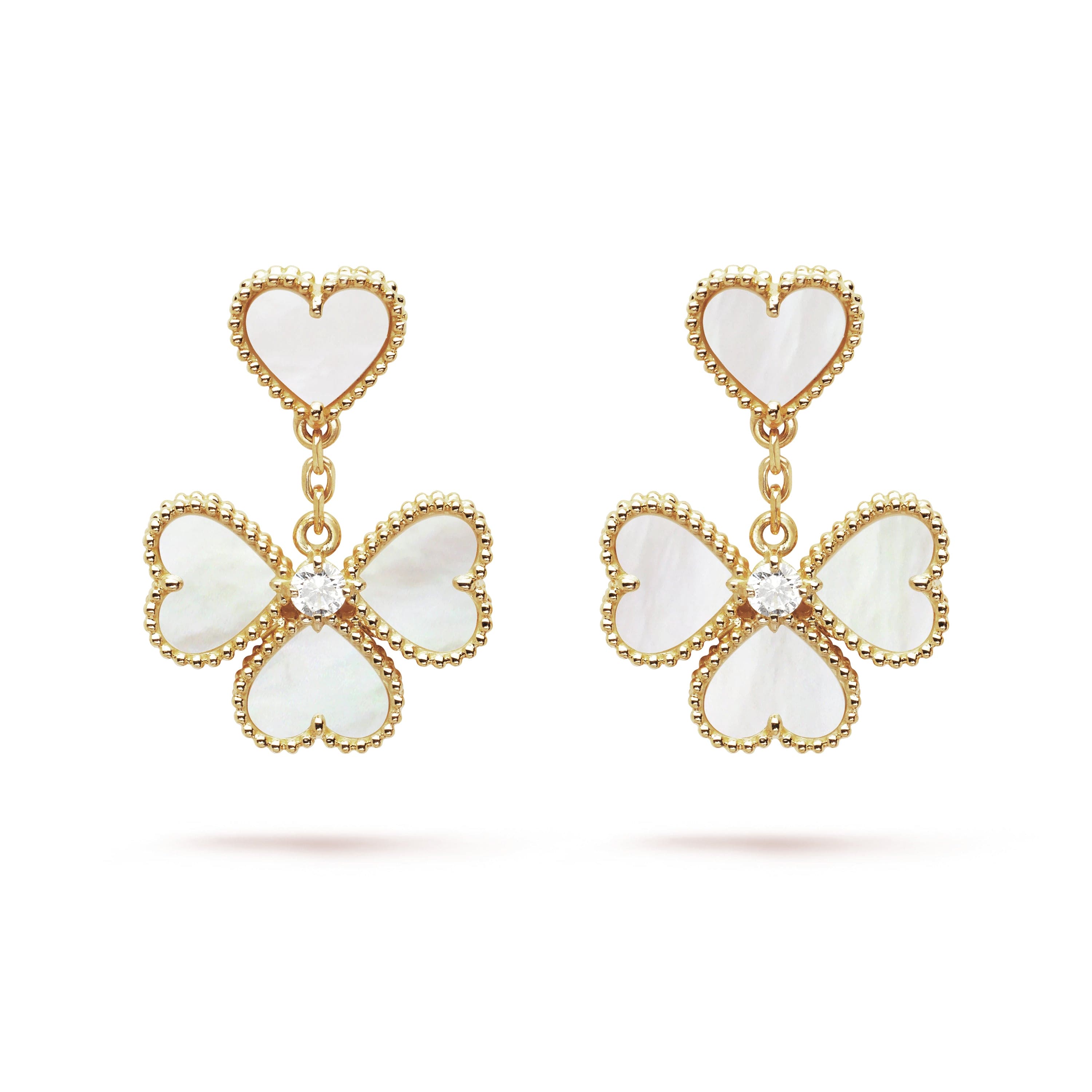 Van Cleef & Arpels Sweet Alhambra Effeuillage Earrings