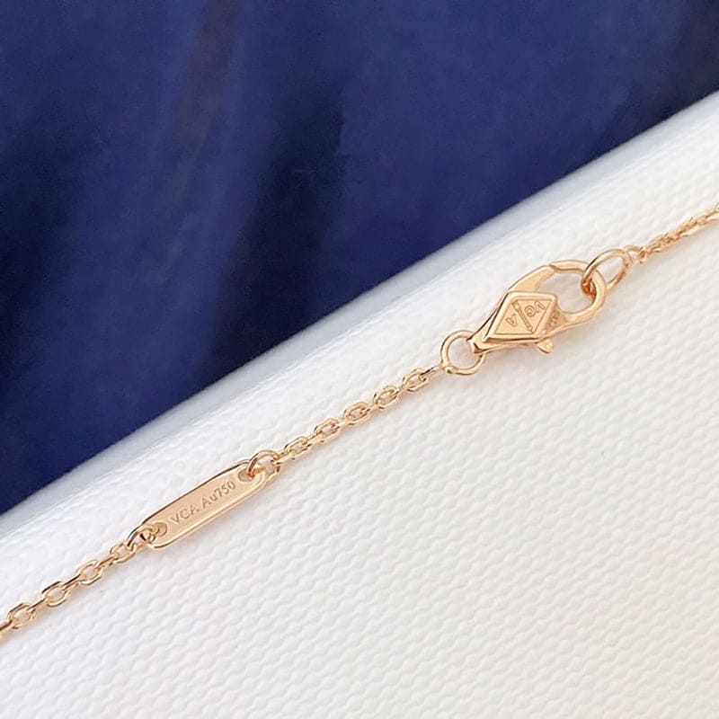 Van Cleef & Arpels Sweet Alhambra Heart Pendant Necklace