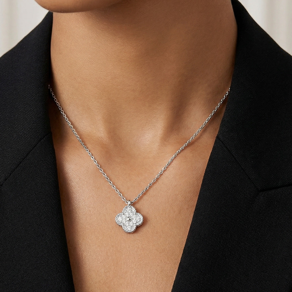 Van Cleef & Arpels Sweet Alhambra Clover Pendant Necklace