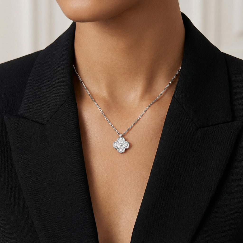 Van Cleef & Arpels Sweet Alhambra Clover Pendant Necklace
