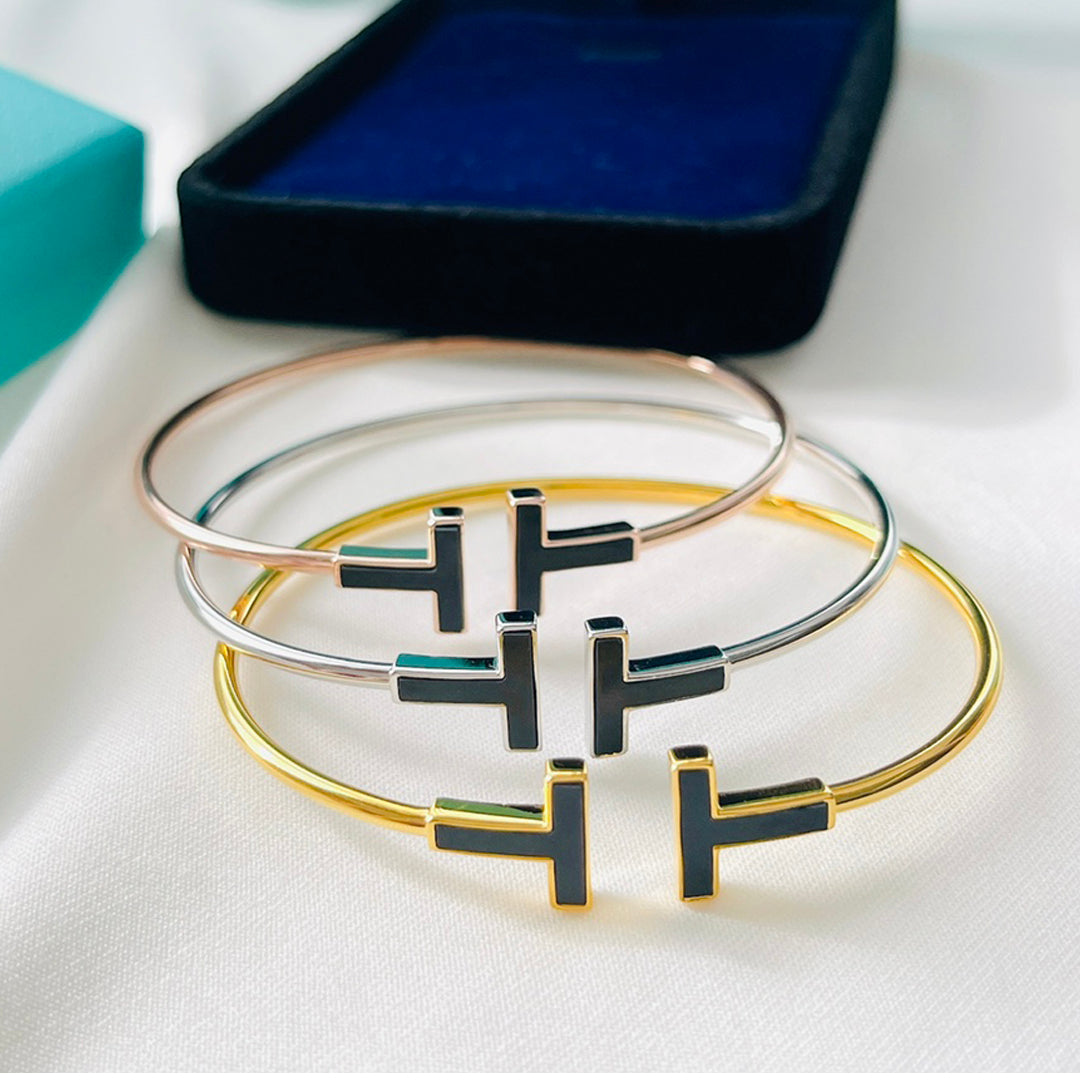 Tiffany Black Wire Bracelet