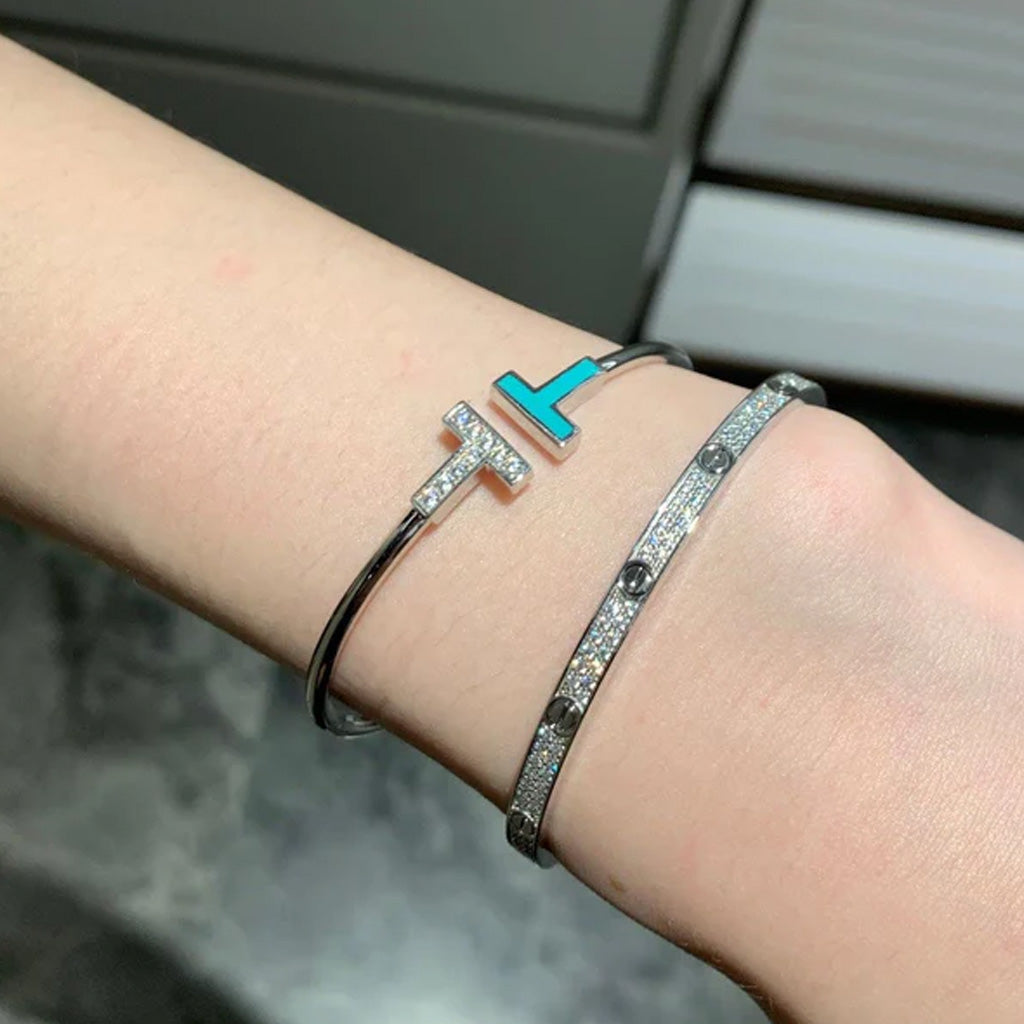 Tiffany Turquoise Wire Bracelet