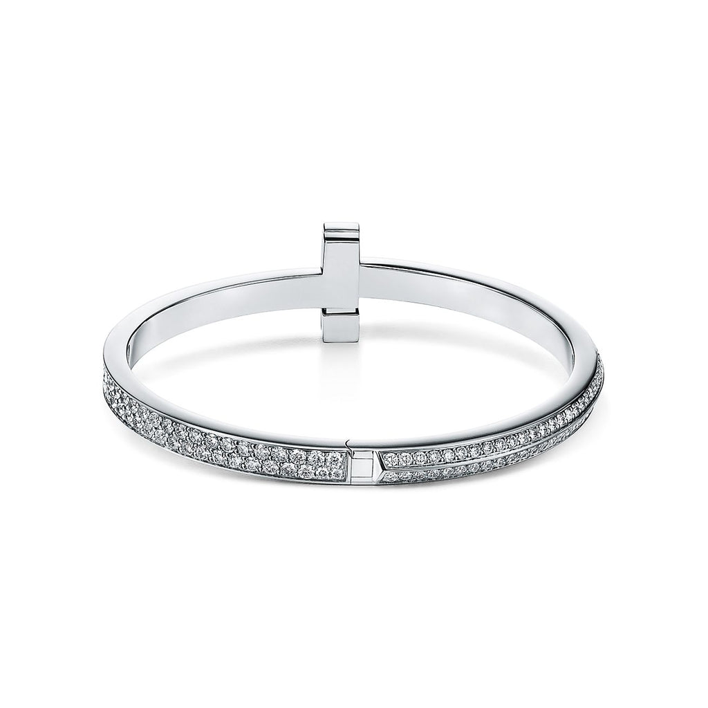 Tiffany Wide Hinged Bangle Bracelet