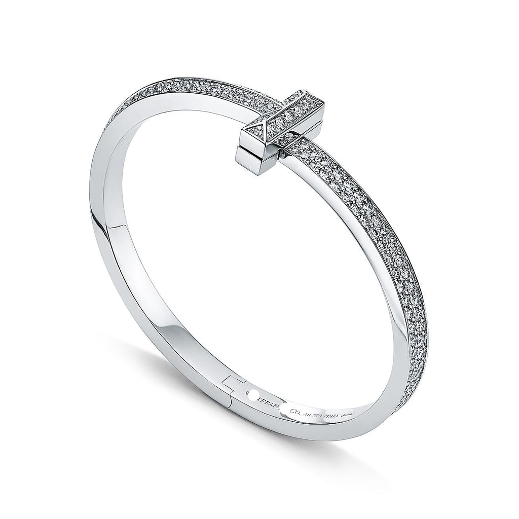 Tiffany Wide Hinged Bangle Bracelet