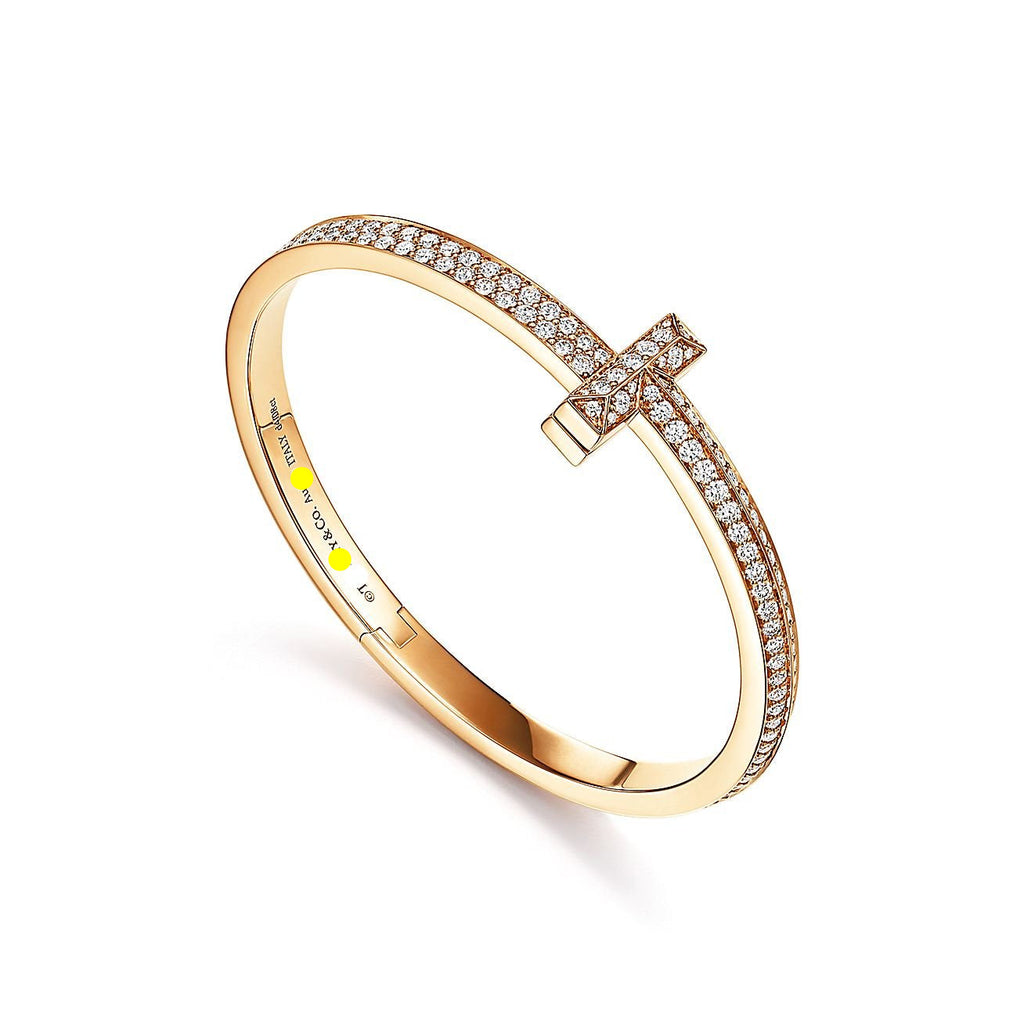 Tiffany Wide Hinged Bangle Bracelet